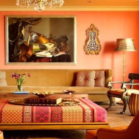 sufragerie de design frumos în stil oriental