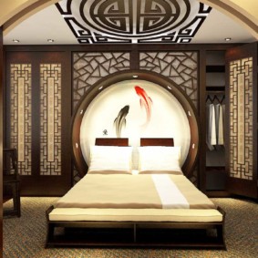 dormitor în stil oriental