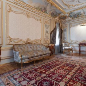 intérieur d'idées d'appartement baroque