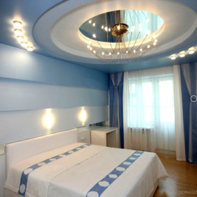 suspended ceilings in the bedroom interior photo