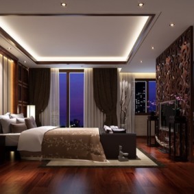 suspended ceilings in the bedroom interior ideas