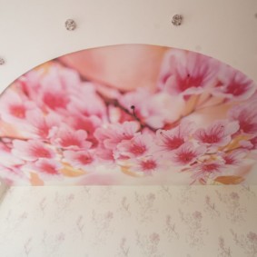 suspended ceilings in the bedroom photo