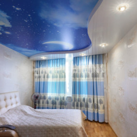 suspended ceilings in the bedroom photo decor