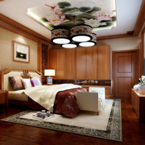 interior room in oriental style design photo