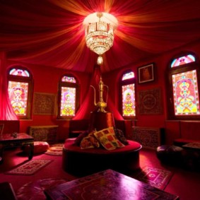 interior room in oriental style photo design