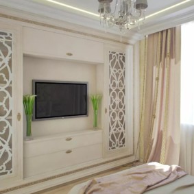 bedroom drywall niche decor ideas