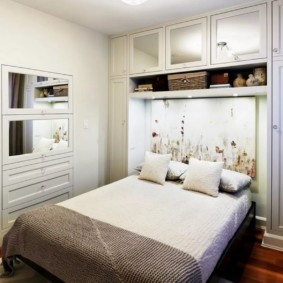 drywall niche in bedroom interior ideas