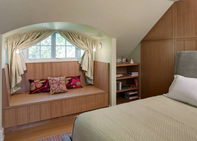 dormitor gips-carton idei de design de nișă