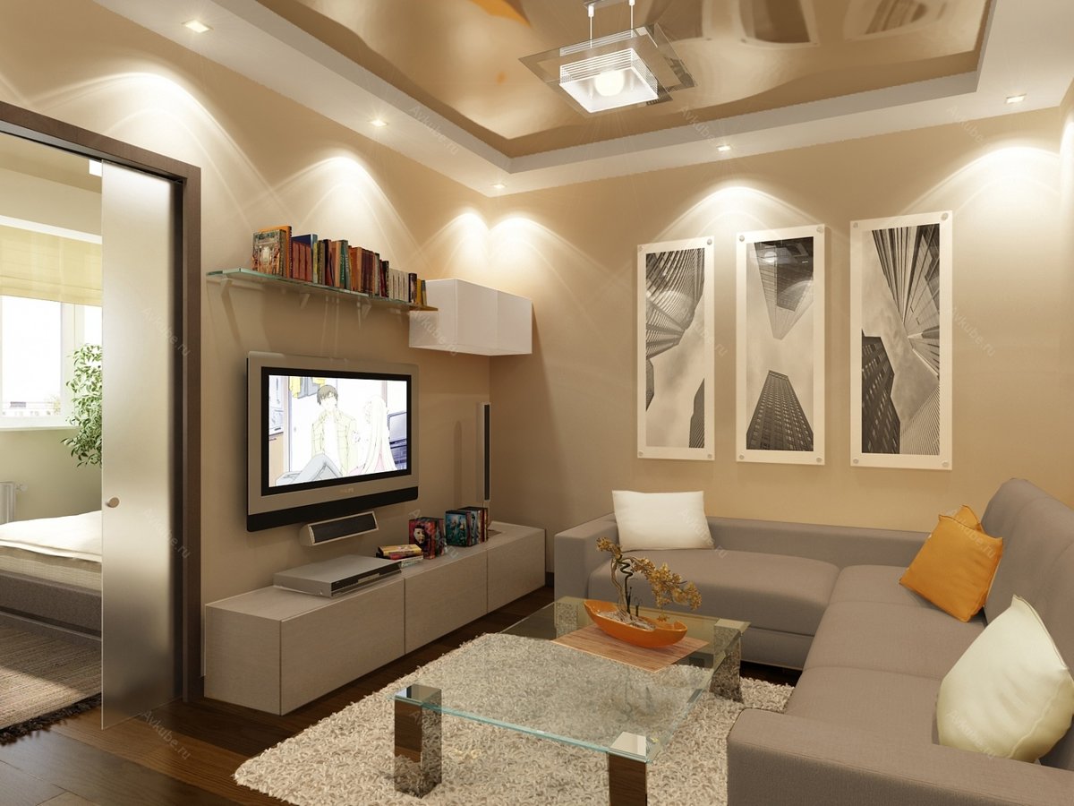 lighting two-room apartment