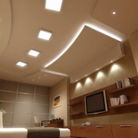 camere de iluminat în designul apartamentului foto