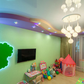 lighting of rooms in the apartment photo decoration