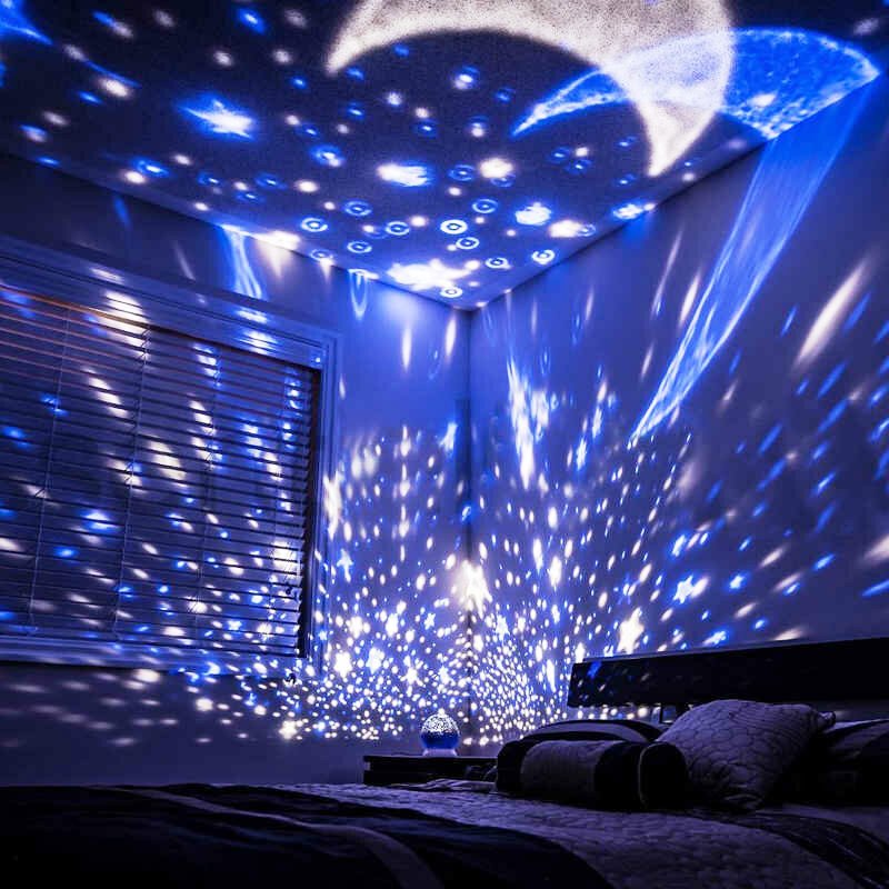 lighting rooms in the apartment starry sky