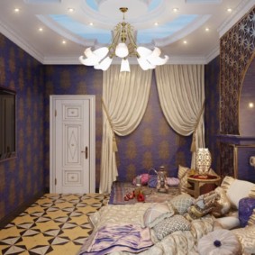 interior room in oriental style ideas design