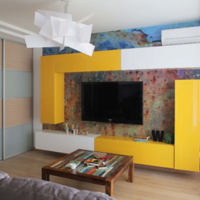 papier peint photo moderne dans le décor photo de l'appartement