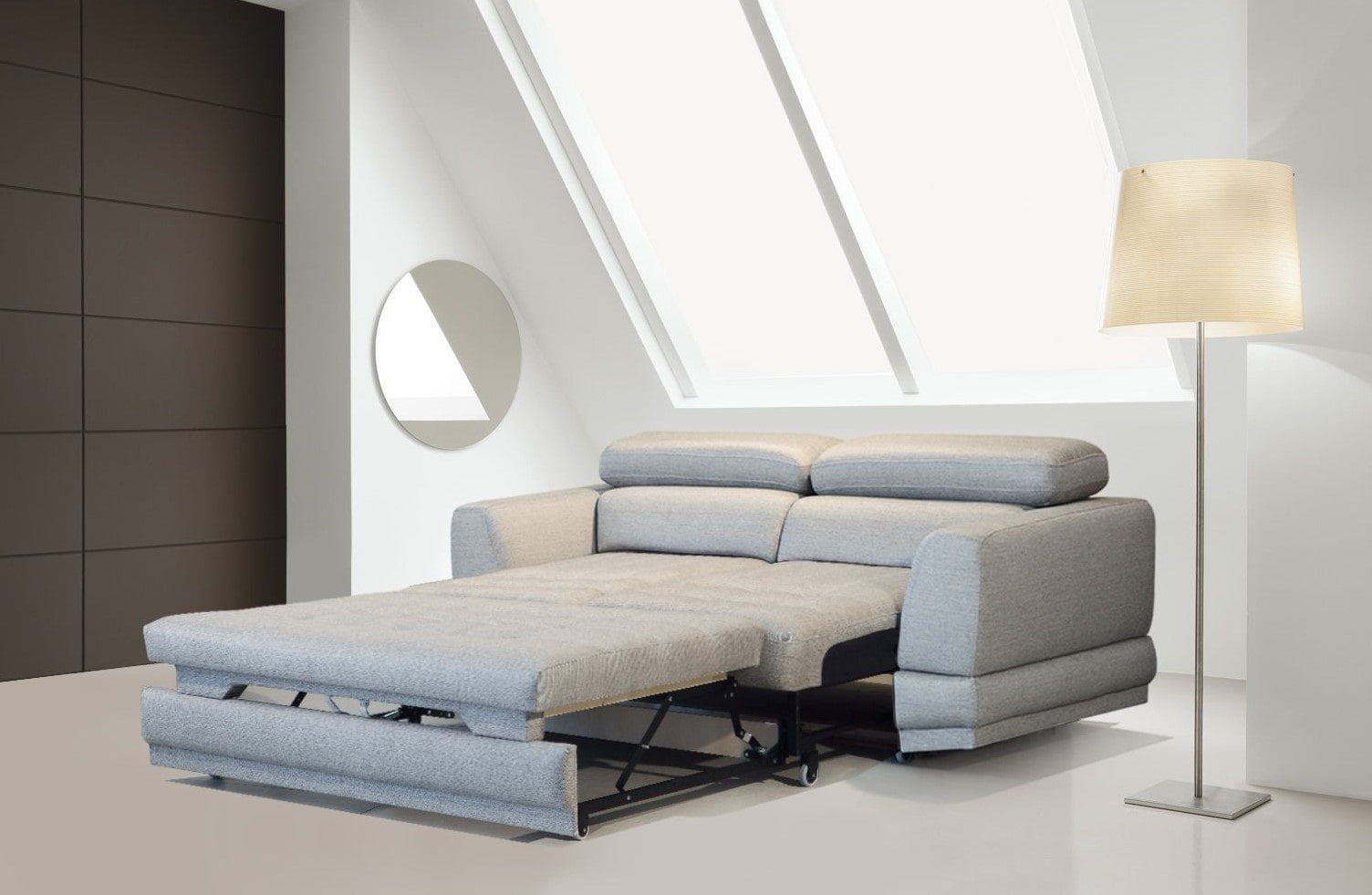 chambre avec canapé minimalisme