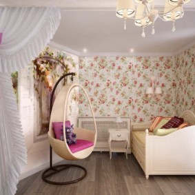 kız tasarım fikirleri için yatak odası
