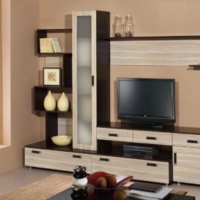 TV wall in the living room design ideas