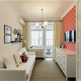 apartman tasarım fotoğraf dar oturma odası