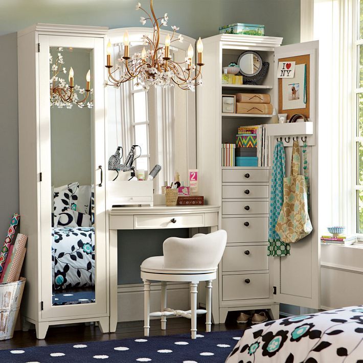 Set with dressing table for the female bedroom