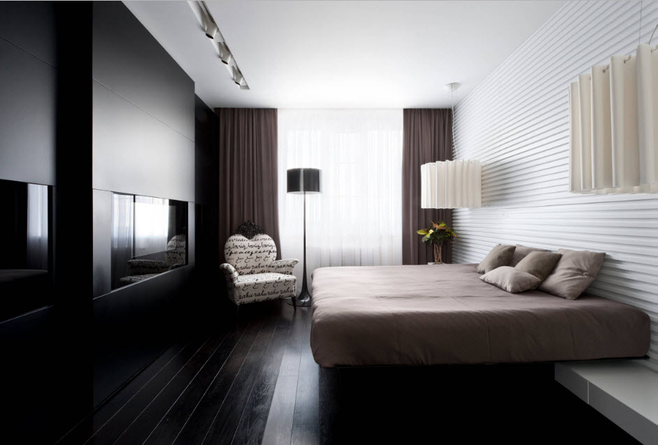 Bedroom Design with Built-in TV