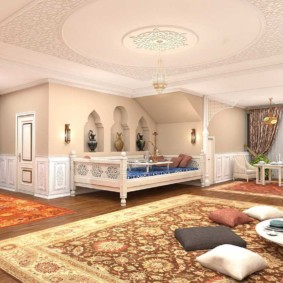interior room in oriental style photo decor