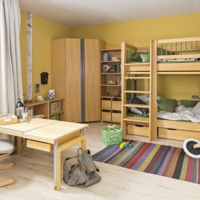 Bir çocuk odası modern iç