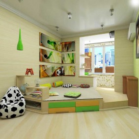 Isıtmalı balkonlu çocuk odası tasarımı
