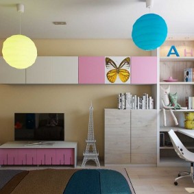 Çocuk odası için modüler mobilyalar