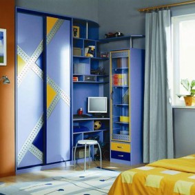 Mavi cepheli çocuk odası mobilyaları