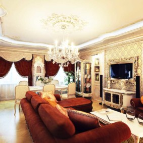Design în sufragerie în stil clasic