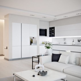 photo de design d'appartement intérieur blanc