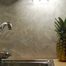 Mutfakta dekoratif sıva tasarım fikirleri