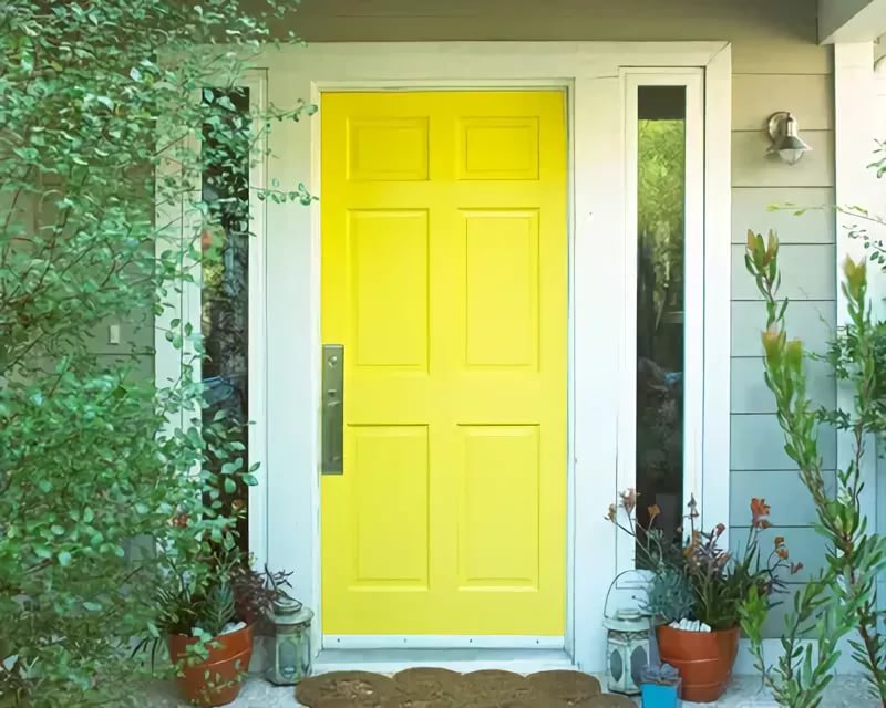 רעיונות לעיצוב דלת הכניסה מעץ