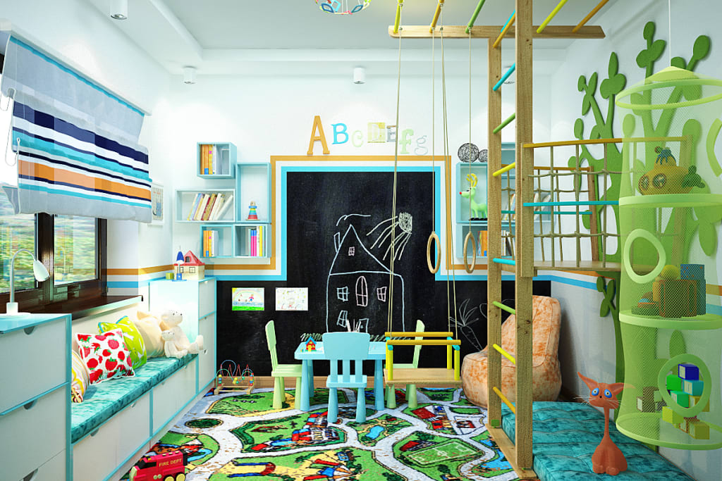 صورة غرفة اللعب للأطفال