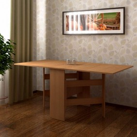 Rectangular pattern over the dining table