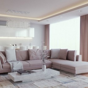 Roomy corner sofa
