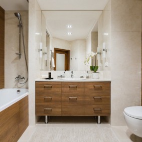Meubles de salle de bain avec tiroirs