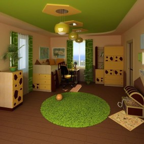 غرفة اللعب غرفة الاطفال الصورة الداخلية