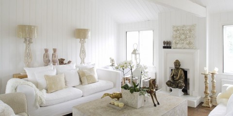 flat in white decor ideas