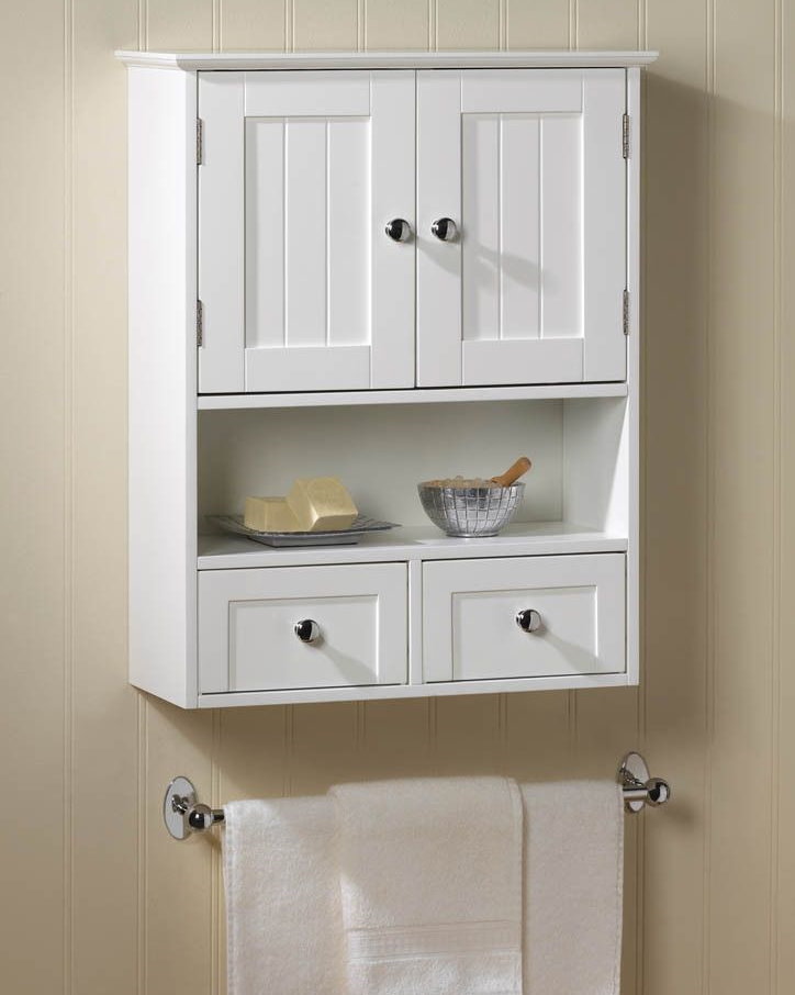 A small cabinet for injuring toiletries