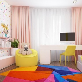 modern çocuk odası dekor fotoğraf