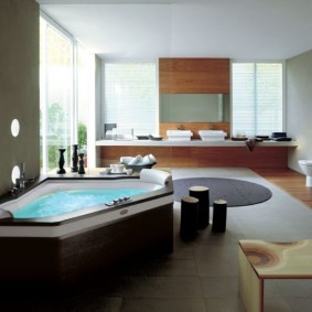 photo de design de salle de bain moderne