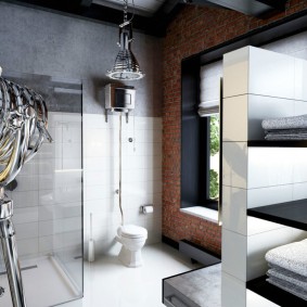 idées de photo de salle de bain moderne