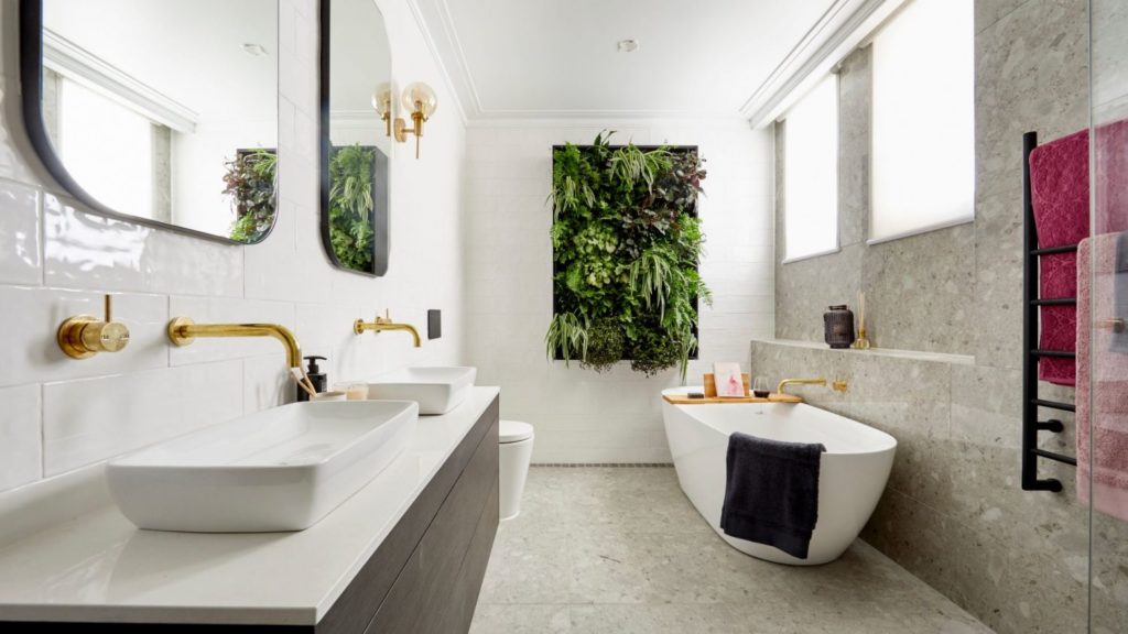 phòng tắm phong cách sinh thái 2019