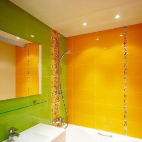 salle de bain dans un décor photo Khrouchtchev