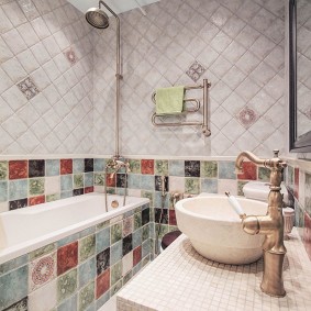 salle de bain dans les idées de décoration Khrouchtchev