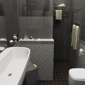 phòng tắm trong ý tưởng nội thất Khrushchev