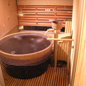 salle de bain de style japonais