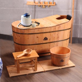 japāņu stila vannas istabas foto