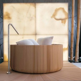 idées d'espèces de salle de bain de style japonais
